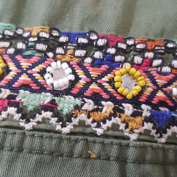 💥KILLER DESIGN💥Embroidered Tribal Army Jacket - Picture 8 of 15